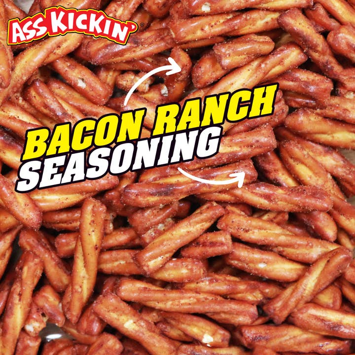 Southwest Specialty Food - Wholesale Pretzels - Ass Kickin' Bacon Ranch Pretzels, 5 oz Bags3
