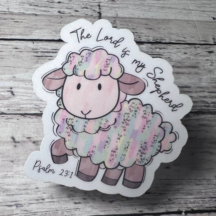 The Lord is My Shepherd, Faith Sticker for wholesale by The Teaching Duo