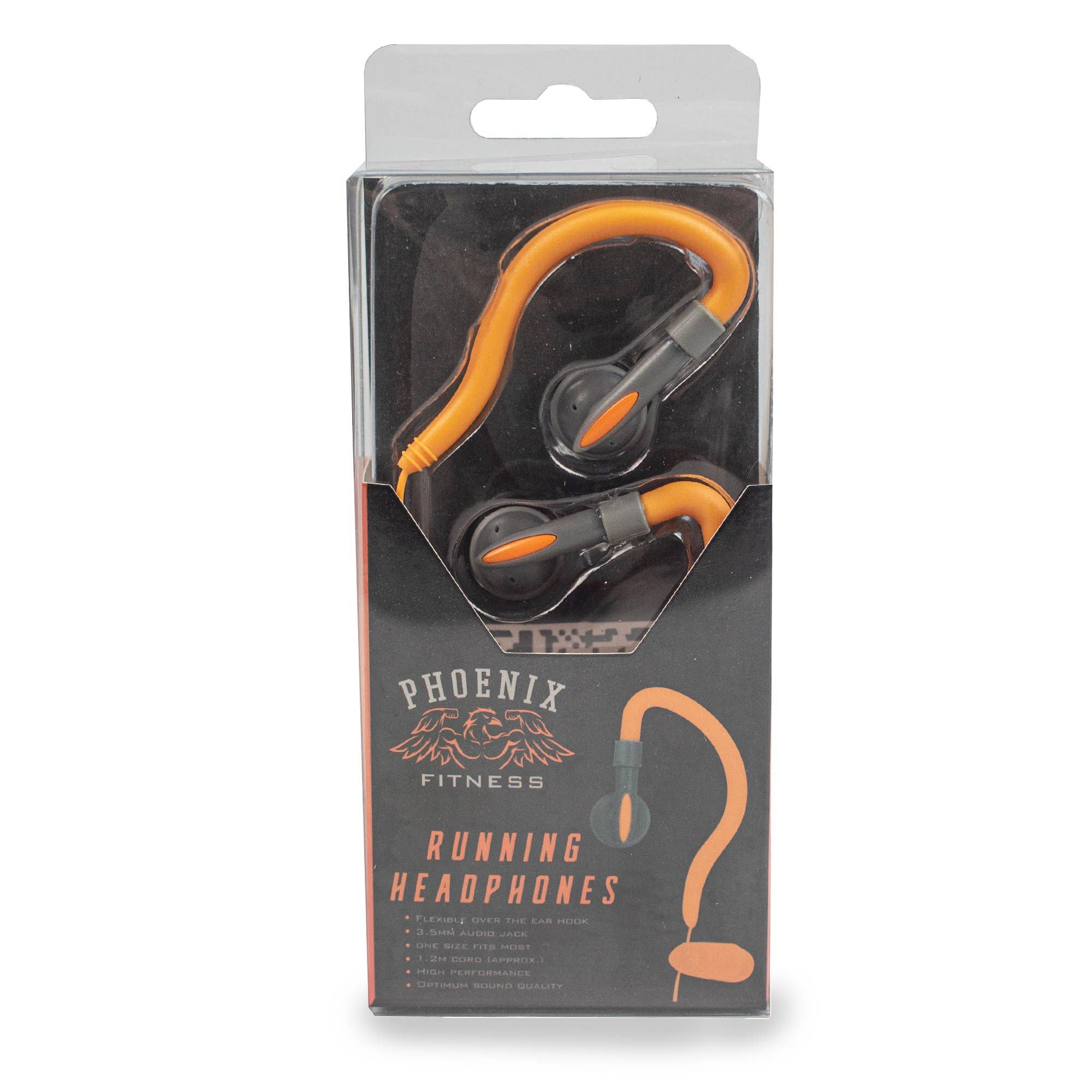 Phoenix Fitness – Auscultadores por atacado – Fones de ouvido esportivos Phoenix Fitness com gancho para correr1