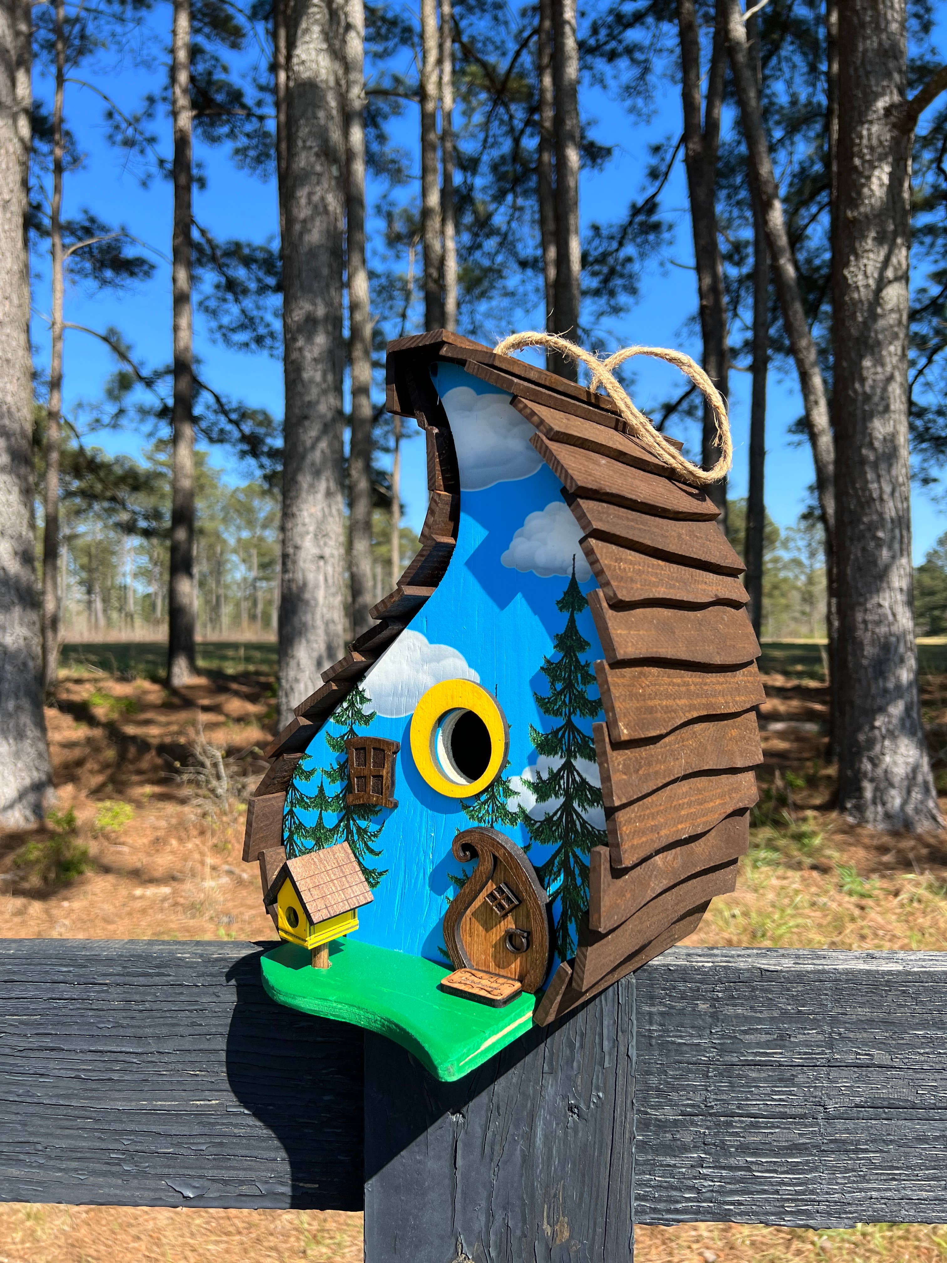 Southern Roots Designs - Wholesale Bird House - BIRDHOUSE, Unique Birdhouse, Whimsical Birdhouse, Colorful3