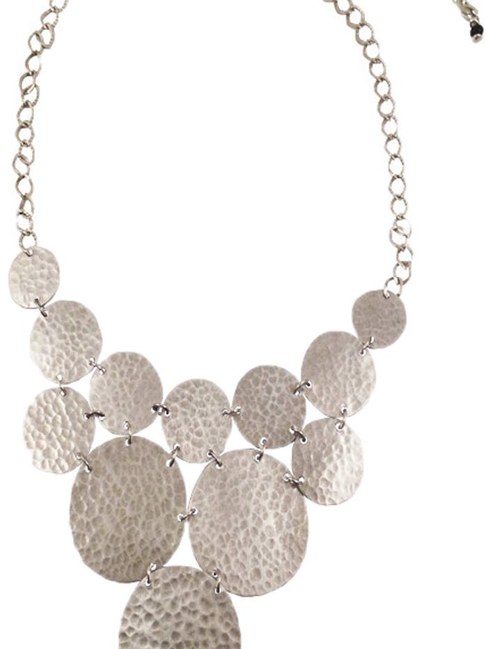 Cirkel Silver Hängslen Halsband för wholesale av Maisha