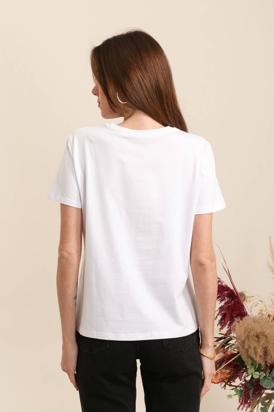 Attrait Paris - Wholesale Screen Printed T-Shirt - Women's - Summer Time cotton T-shirt3