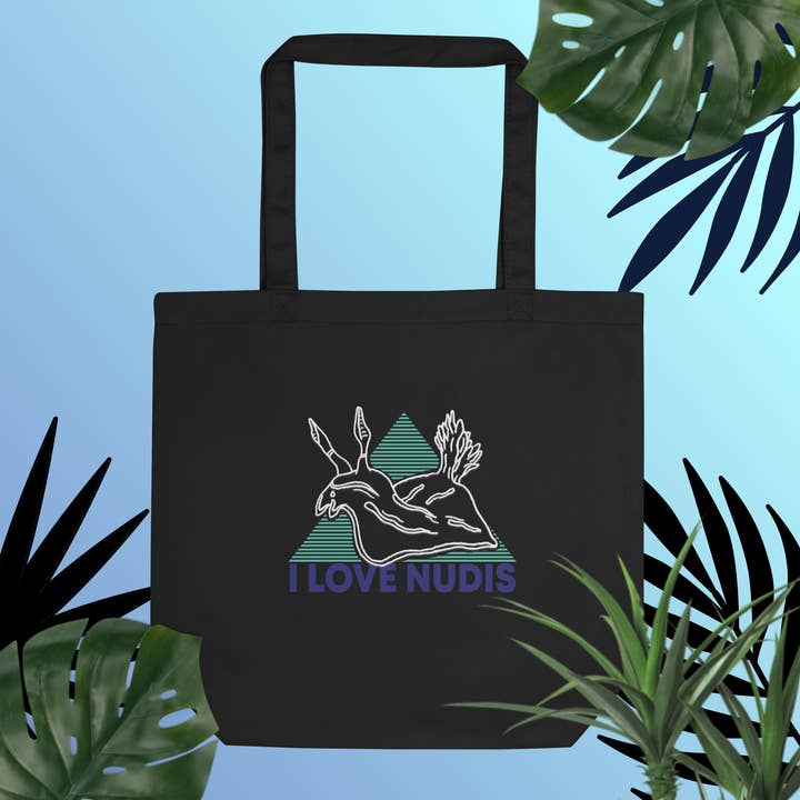 I LOVE NUDIS - Wholesale Tote Bag - Women's - I LOVE NUDIS™ Organic Cotton Nudibranch Tote Bag0