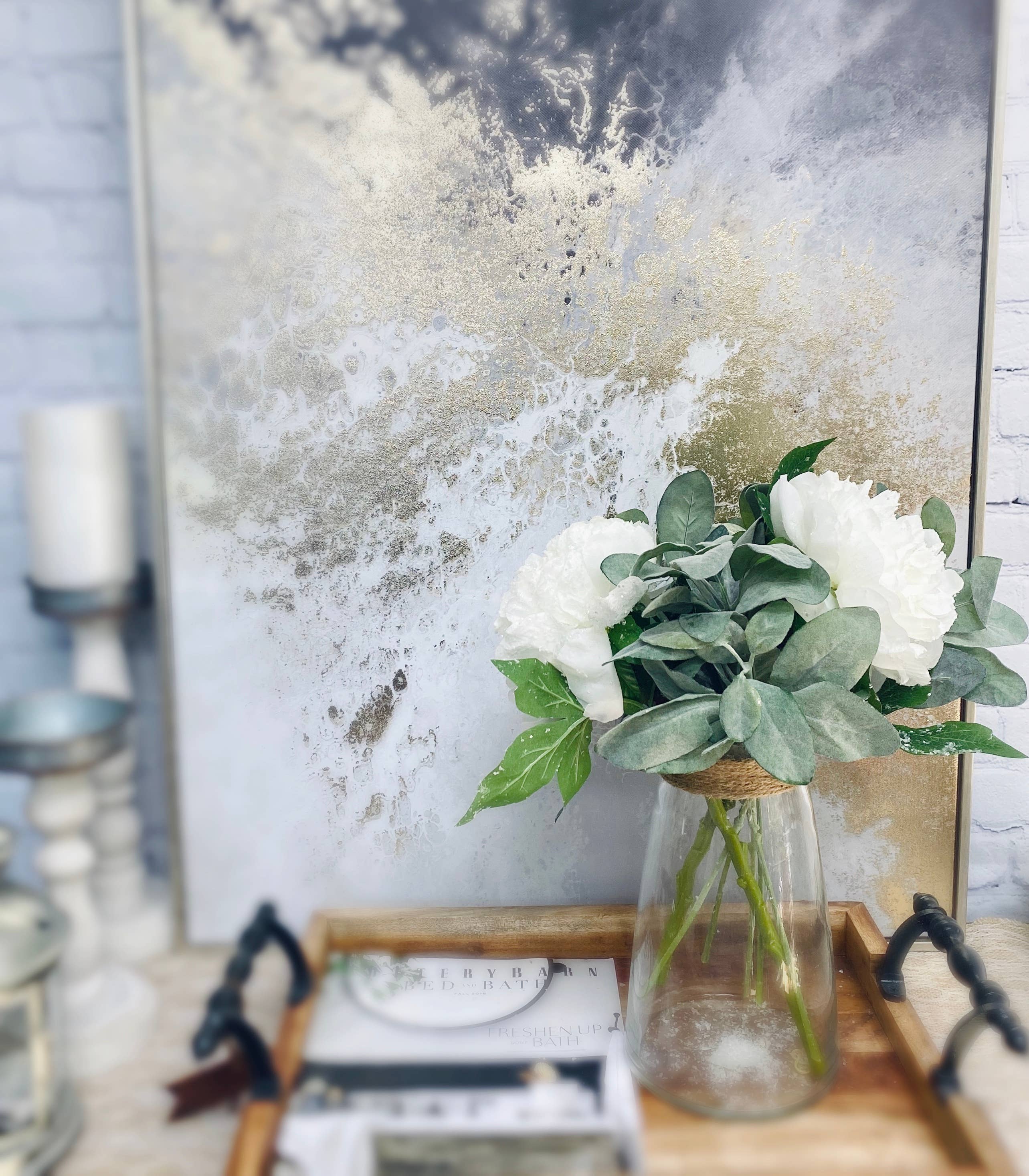 Angel Isabella - Venta al por mayor Plantas artificiales - Oreja de cordero artificial realista flocada de 14»4