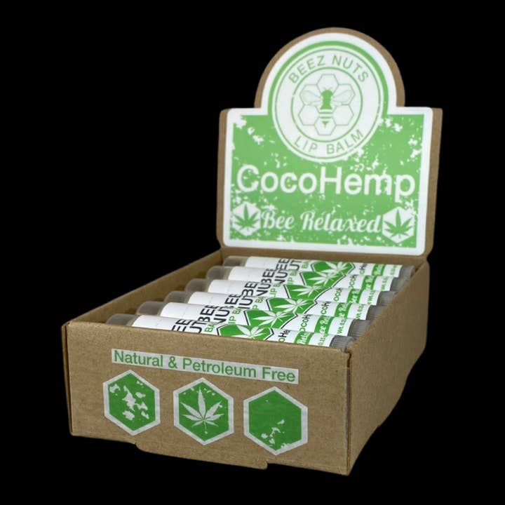 Beez Nuts Balms - Wholesale Lip Balm - CocoHemp Lip Balm - 12 pack