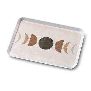 17cm Moon Phase Ceramic Trinket Tray - Something Different Wholesale