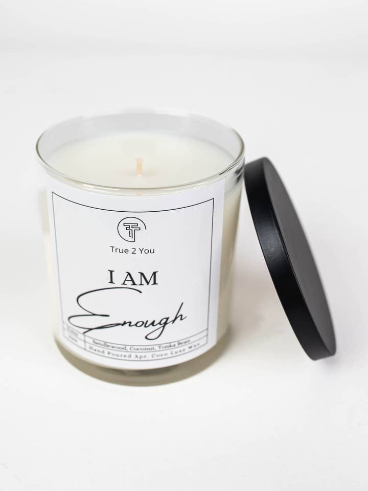 10oz Hand poured Affirmation Candle for wholesale by True 2 You LLC