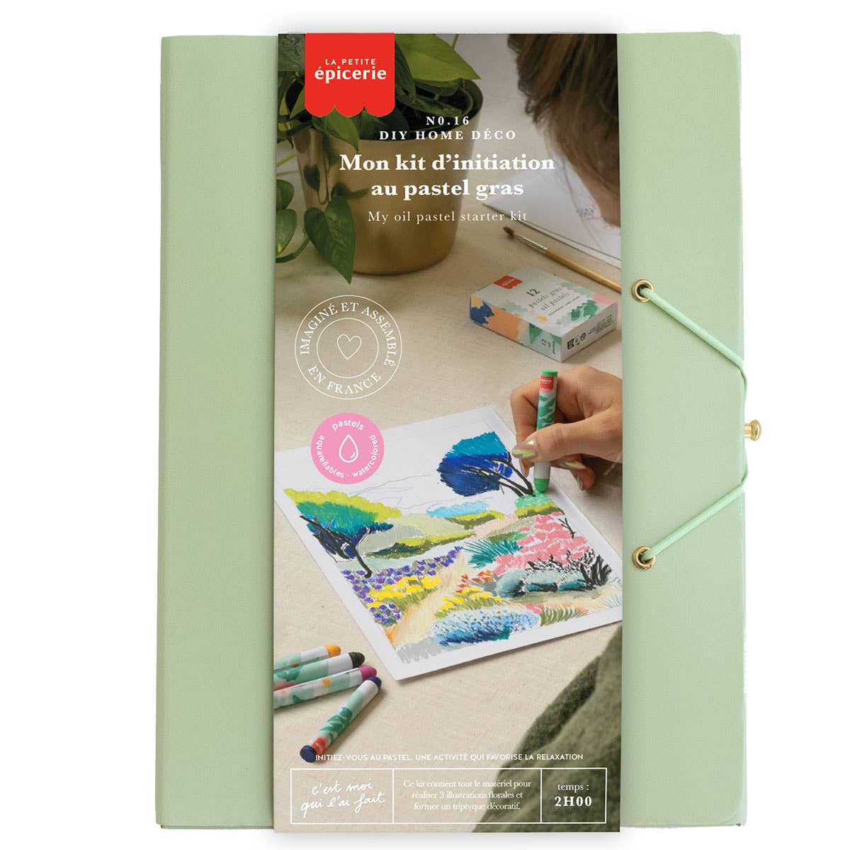 La Petite Épicerie - Wholesale DIY Craft Kit - DIY Home Deco - My Starter Kit for Oil Pastels0