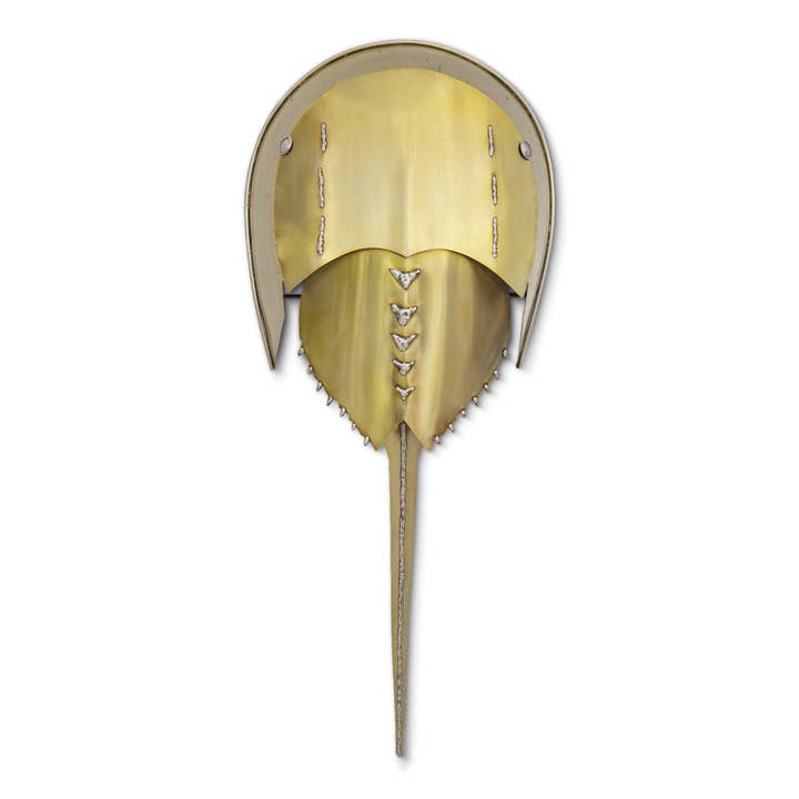 Horseshoe Crab Gold (Stainless Steel) for wholesale by Copper Art