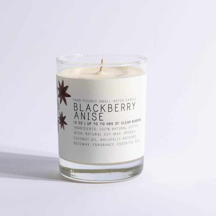 Just Bee - Wholesale Jar/Filled Candle - Blackberry Anise - Just Bee Candles