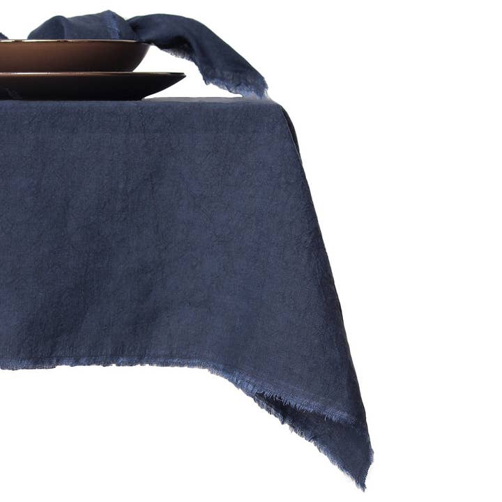 Giardino Segreto - Wholesale Tablecloth - TORN pure linen tablecloth4