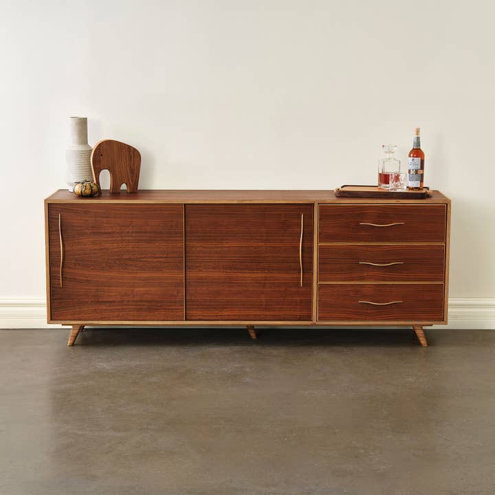 Relic Modern™ | Furniture & Objects - Wholesale Sculpture - Modern Minimalist Walnut Wood Elephant Sculptures - 3 Sizes4