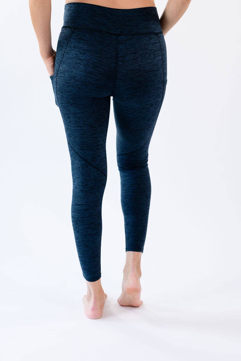 Berkley Clothing - Vente Legging tendance – maternité - Legging 7/8 taille haute ultra doux Cindy - Gris sidéral2