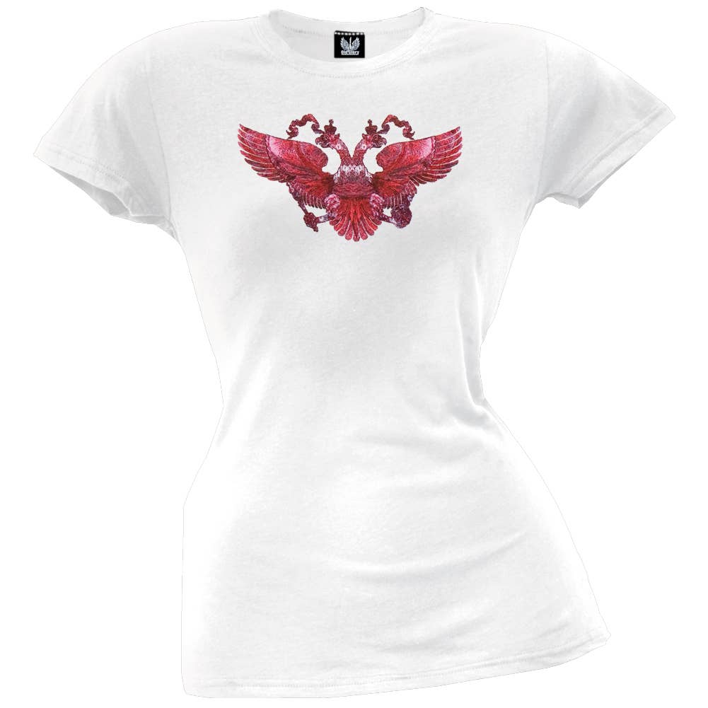 Official Store - Wholesale Screen Printed T-Shirt - Women's - Roxy Music - Eagle Seal 01 Tour Women's Juniors T Shirt0