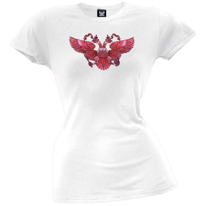 Official Store - Wholesale Screen Printed T-Shirt - Women's - Roxy Music - Eagle Seal 01 Tour Women's Juniors T Shirt