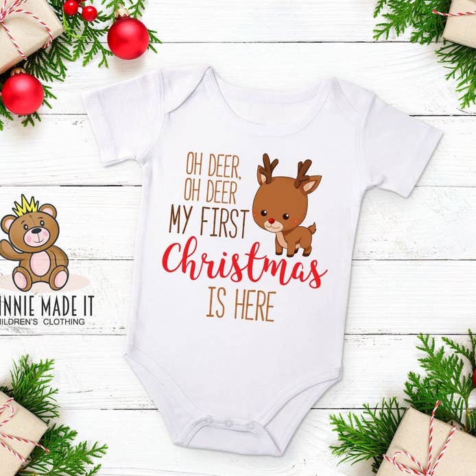Åh hjorte Åh hjorte, min første jul er her for engroshandel hos Minnie Made It
