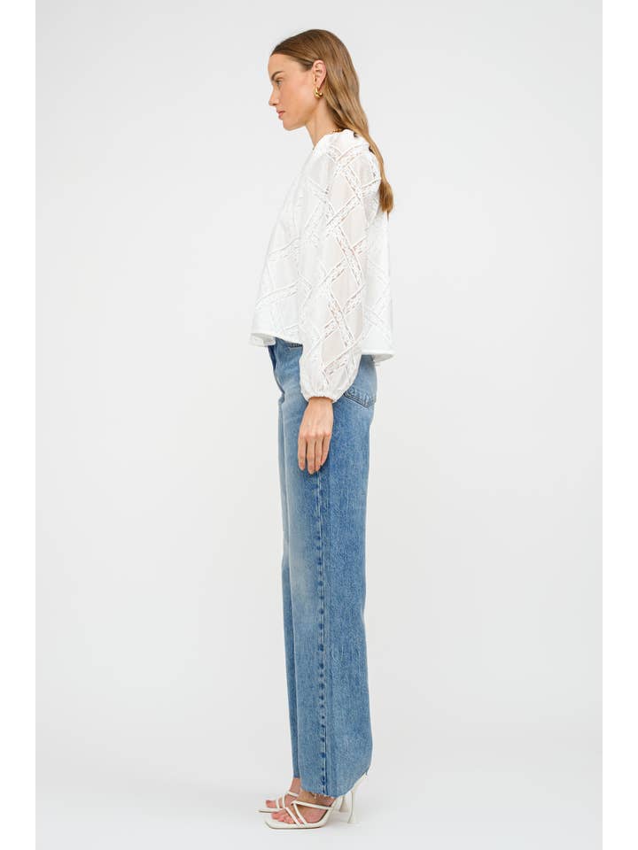 Off White Ali Blouse for wholesale on Faire