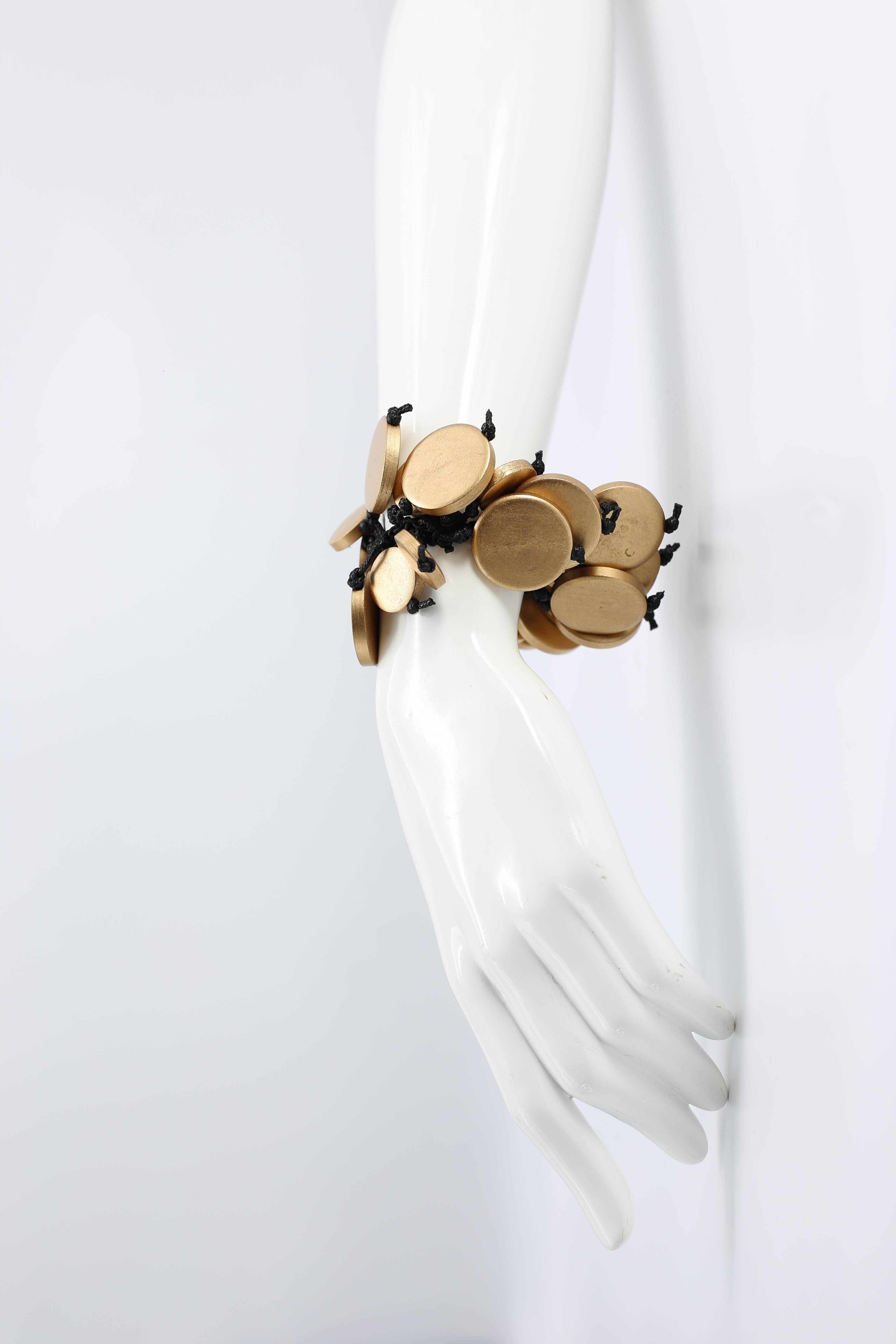 Jianhui London – Pulseira por atacado – Pulseira Feita à Mão de Madeira Recuperada – Forma Única de Moeda1