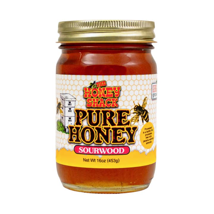 Sourwood Honey 16 oz for wholesale by The Honey Shack