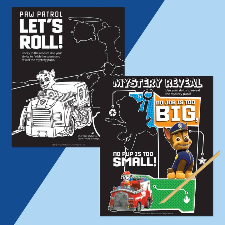 Hinkler Australia - Wholesale Colouring book – Child & baby - Scratch Surprise Paw Patrol2