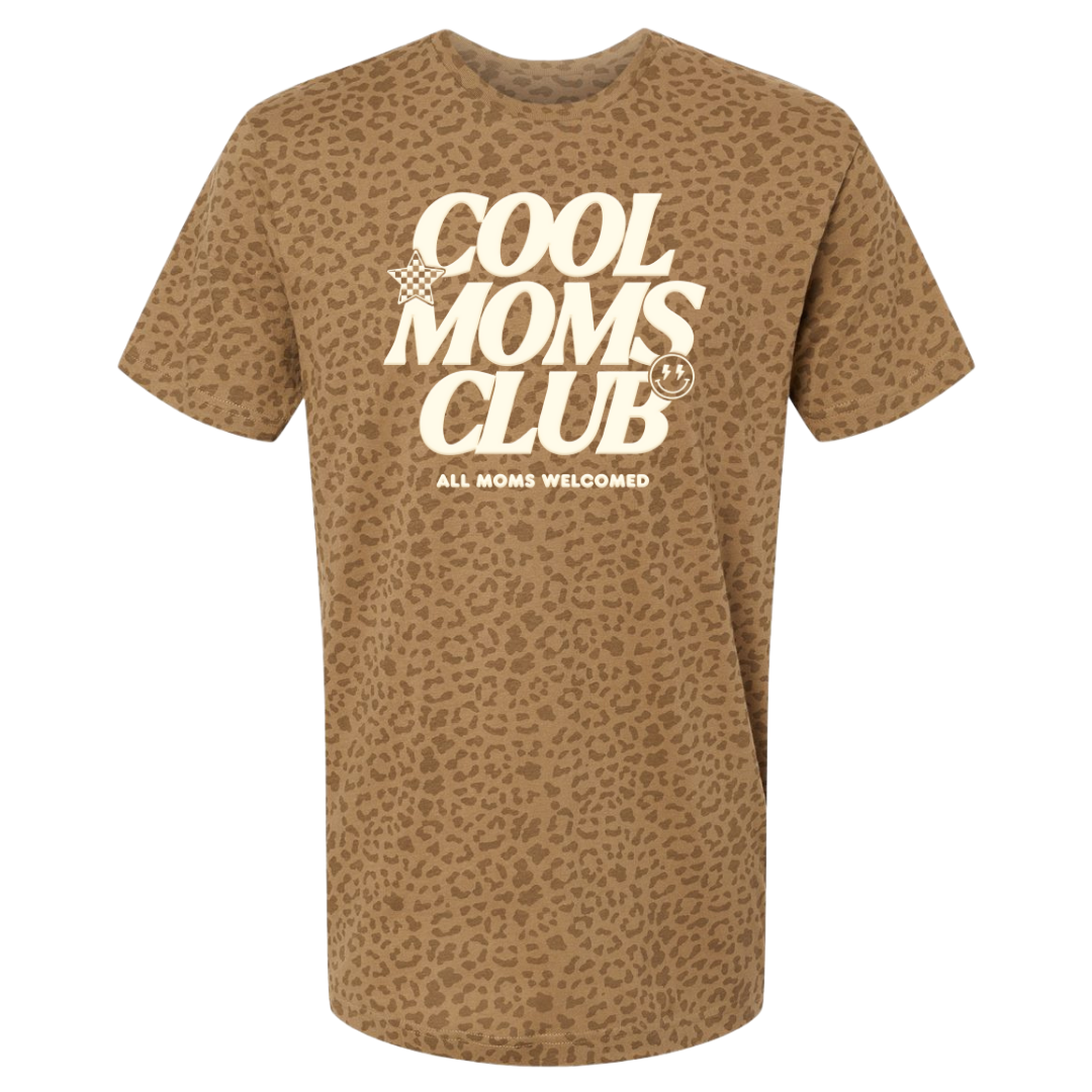 United Monograms - Wholesale Screen Printed T-Shirt - Women's - PUFF 'All Mom's Welcome' Realtree Camo/Leopard T-Shirt1