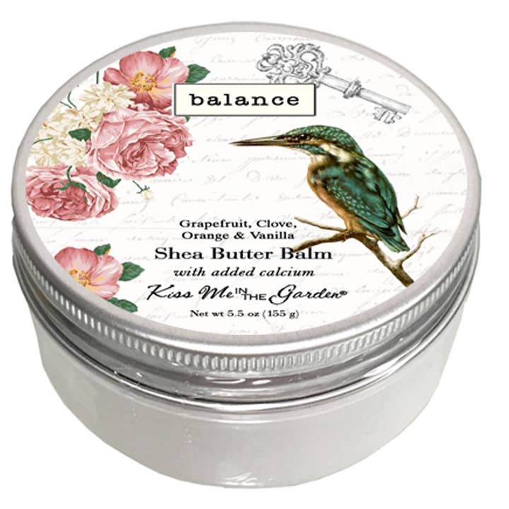 Words of Wisdom Shea Butter Balm 5 oz - WORD: BALANCE for wholesale by Kiss Me in the Garden