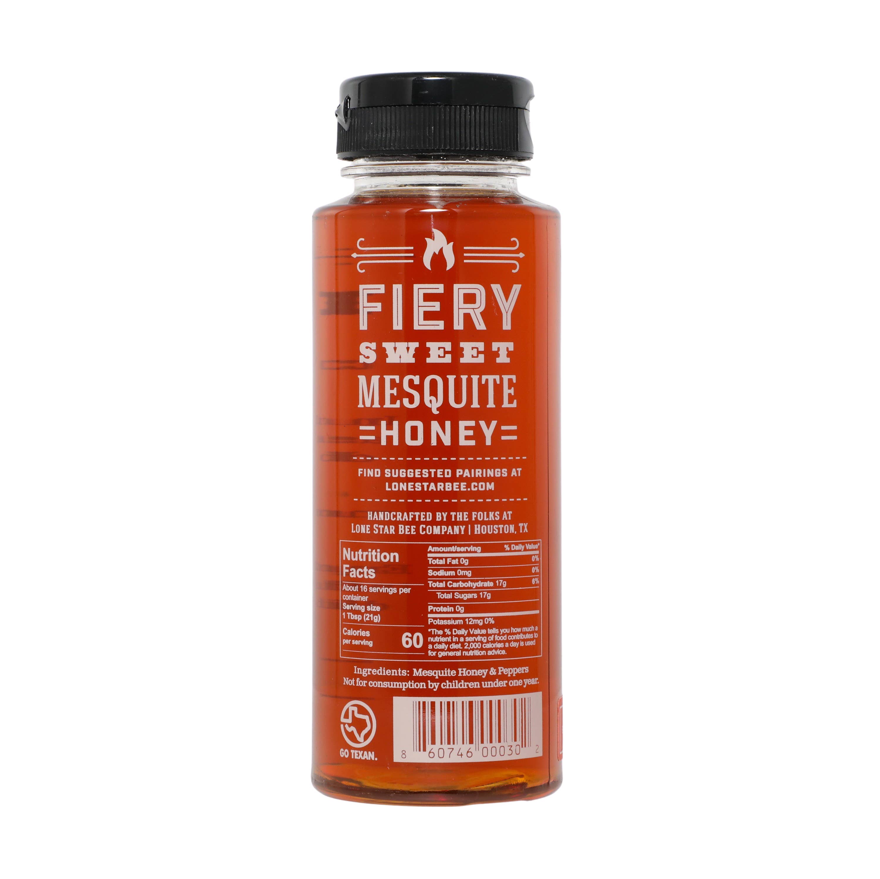 Lone Star Bee Company - Wholesale Honey - (12 oz) Fiery Sweet Mesquite Hot Honey1