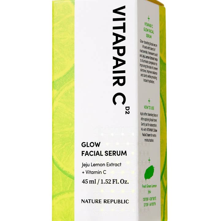 VIAI Beauty – Soro facial por atacado – Sérum Facial Iluminador Vitapair C da Nature Republic12