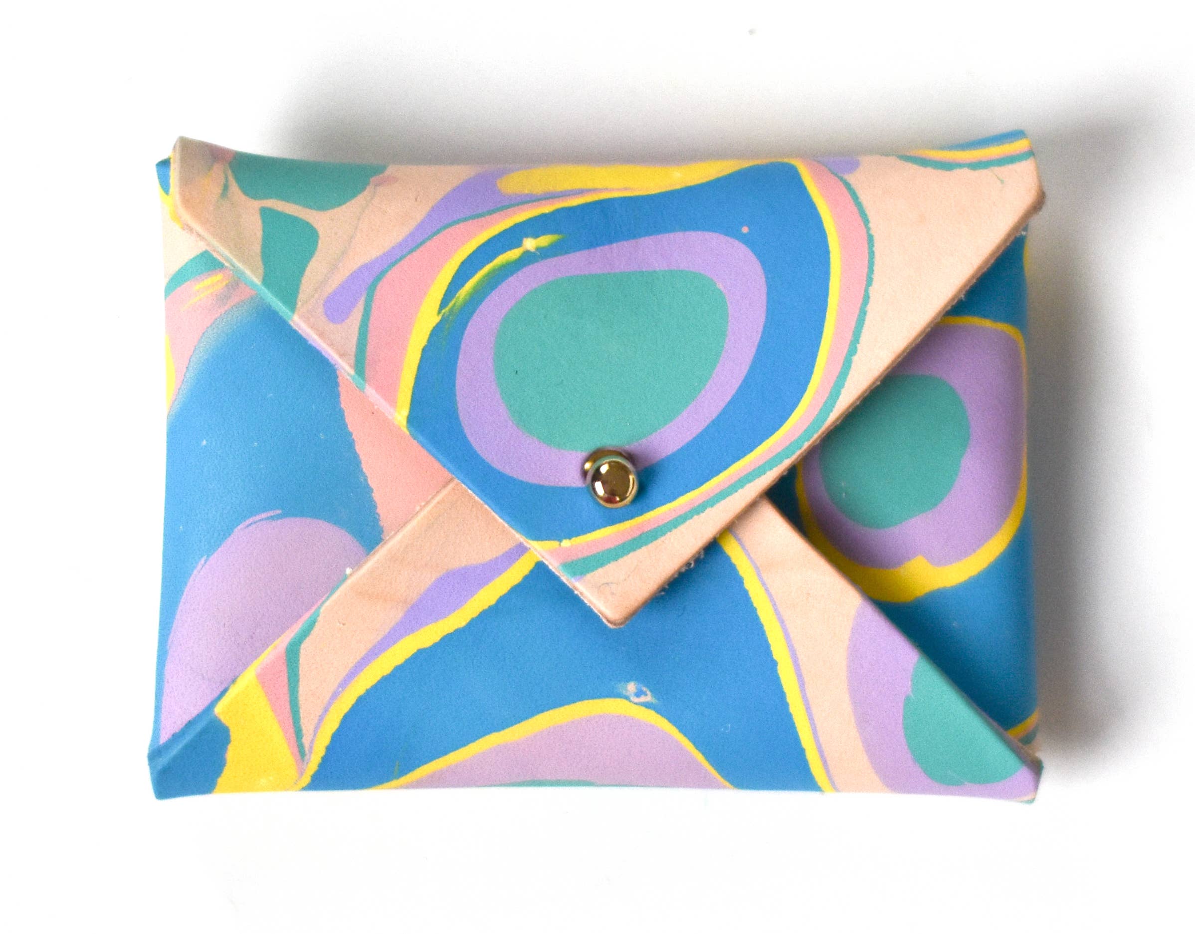 Leather Needle Thread - Wholesale DIY Craft Kit - MARBLE YOUR MINI ENVELOPE WALLET KIT11