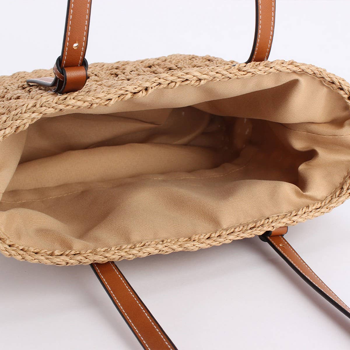 ACCITY - Wholesale Beach Bag - HIGH-END STYLISH LARGE-CAPACITY HAND-WOVEN BAG_CWAB47145