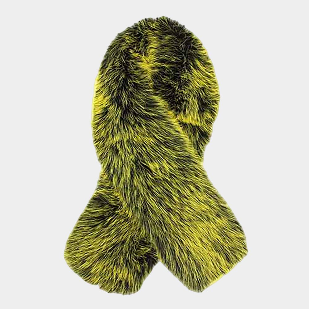 Sensibling Corp. – Engroshandel Tørklæde - Dame – Plysset imiteret pels vinterskærf4