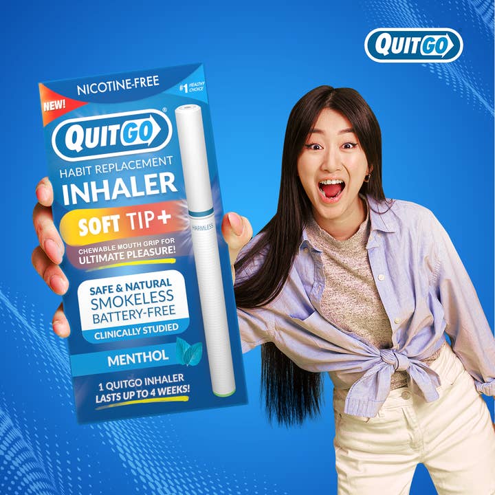 QuitGo – Großhandel Aromatherapie-Inhalatoren – QuitGo Menthol-Inhalator — Ersatz zur Gewohnheit, um mit dem Rauchen aufzuhören