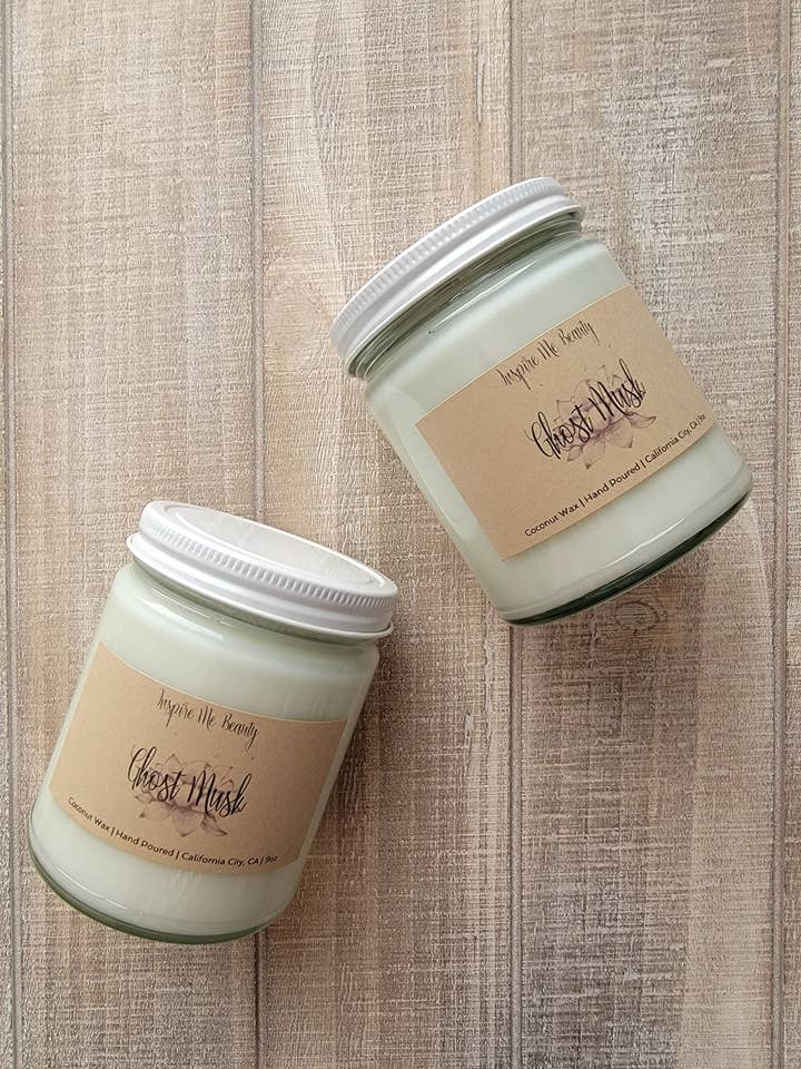 Ghost Musk Candle for wholesale by Inspire Me Beauty