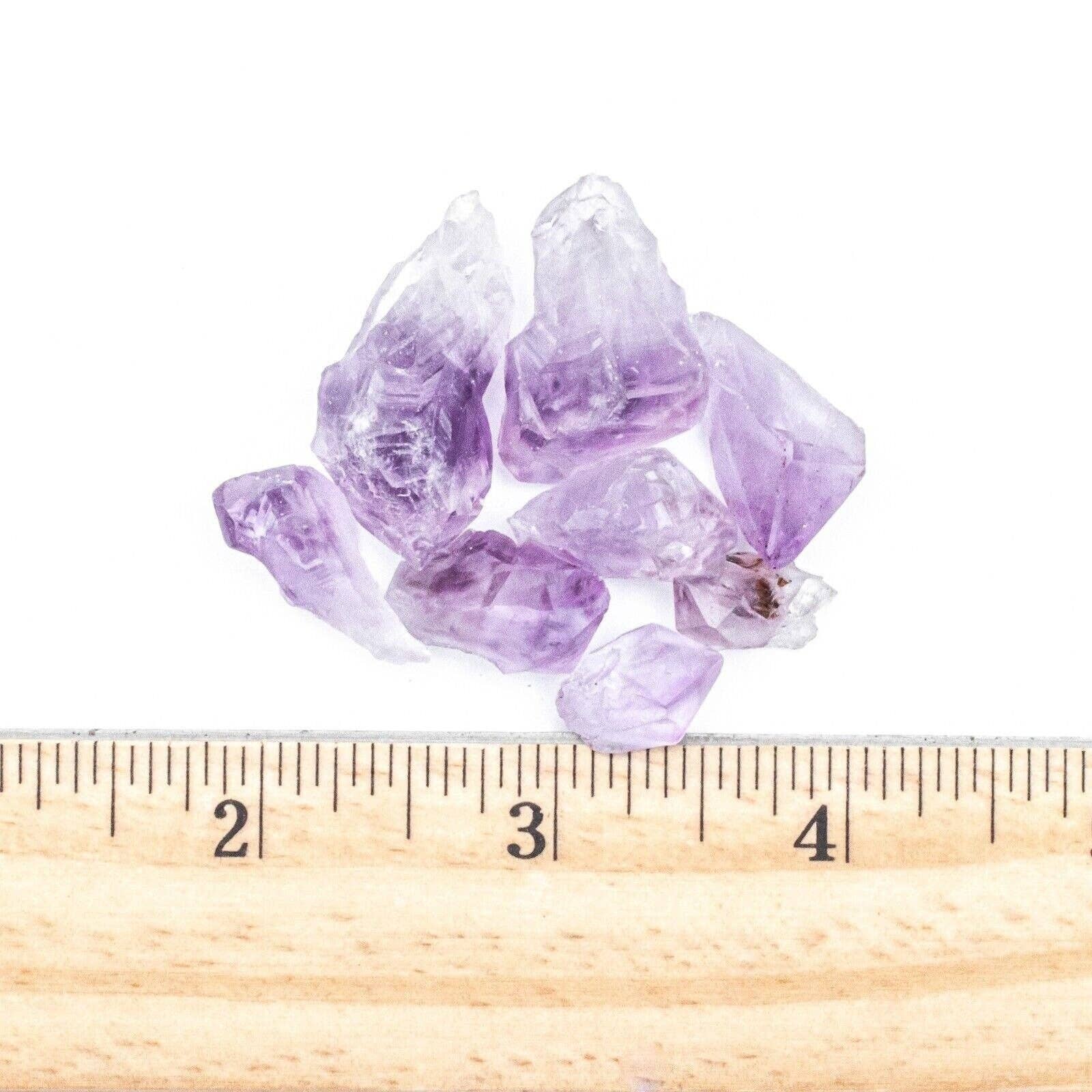Tree of Life Gems - Wholesale Spiritual Stone/Crystal - NEW! Raw Amethyst Points Bulk, Small Gems, Rock Lover Gift,9