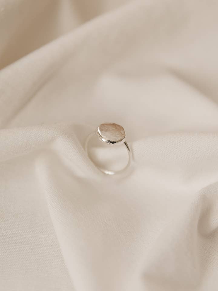 Statement Zero Waste Pebble Ring for wholesale by Studio Adorn