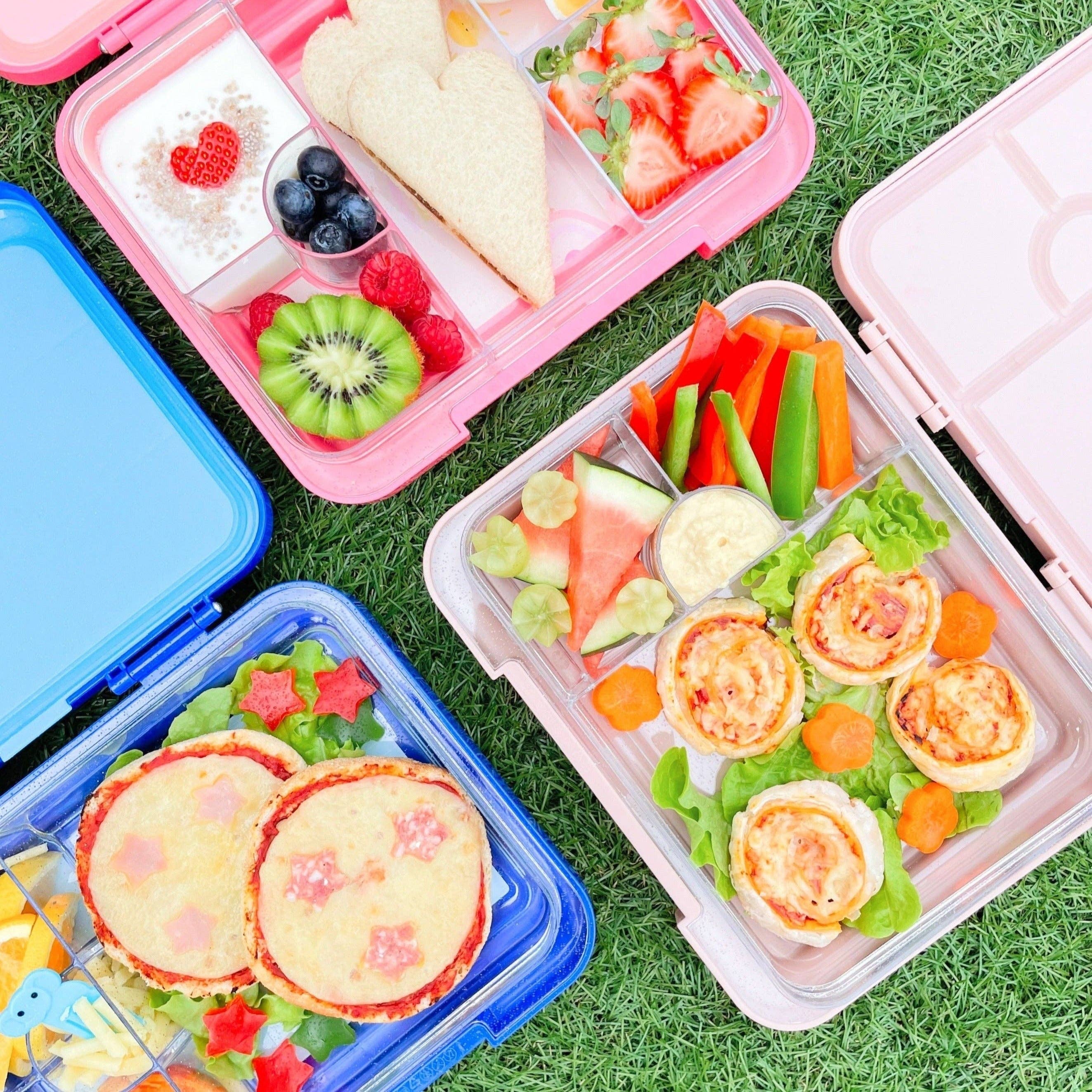 Mum Made Yum - Wholesale Lunch Bag/Box - Kids - Bento Lunchbox (Medium) - Dark Blue Soccer4