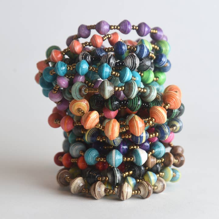 Gestreifte Armbänder 24er Set für den Großhandel von Project Have Hope