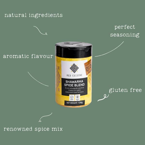 Med Cuisine EU - Wholesale Dried Spice Mix - Shawarma Spice Blend - 130GR1