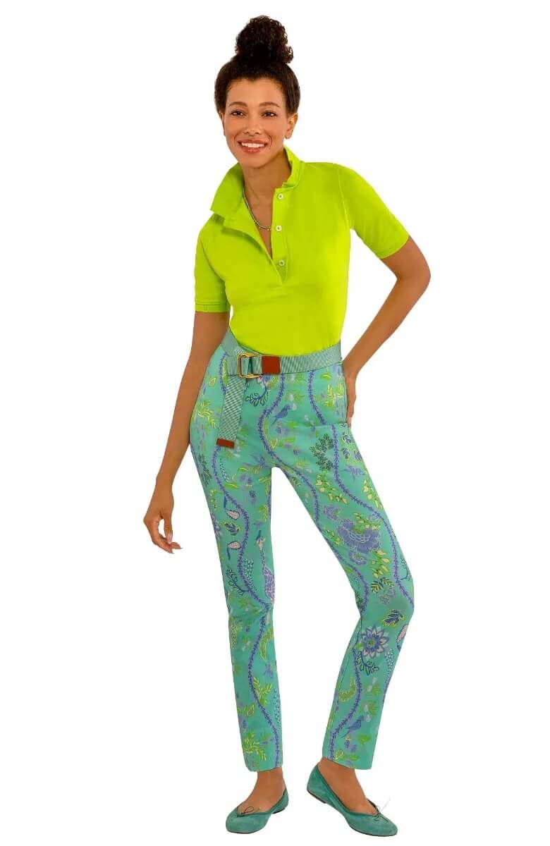 Gretchen Scott LLC – Großhandel Hose – Damen – GripeLess Pull-On-Hose - Jungle Symphony3