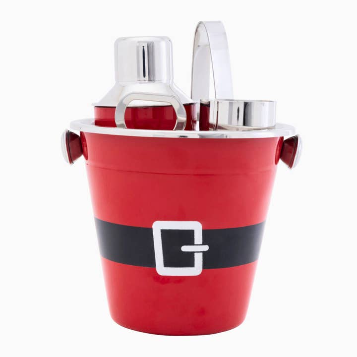 Santa Belt 5-teiliges Minibar-Set — Weihnachten — Feiertag für den Großhandel von Godinger