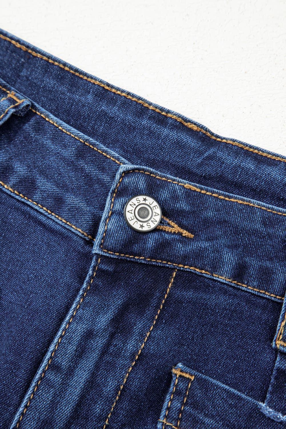 66DISCO - Vente Jean – femme - Jean droit pour femme à poches plaquées minimalistes6