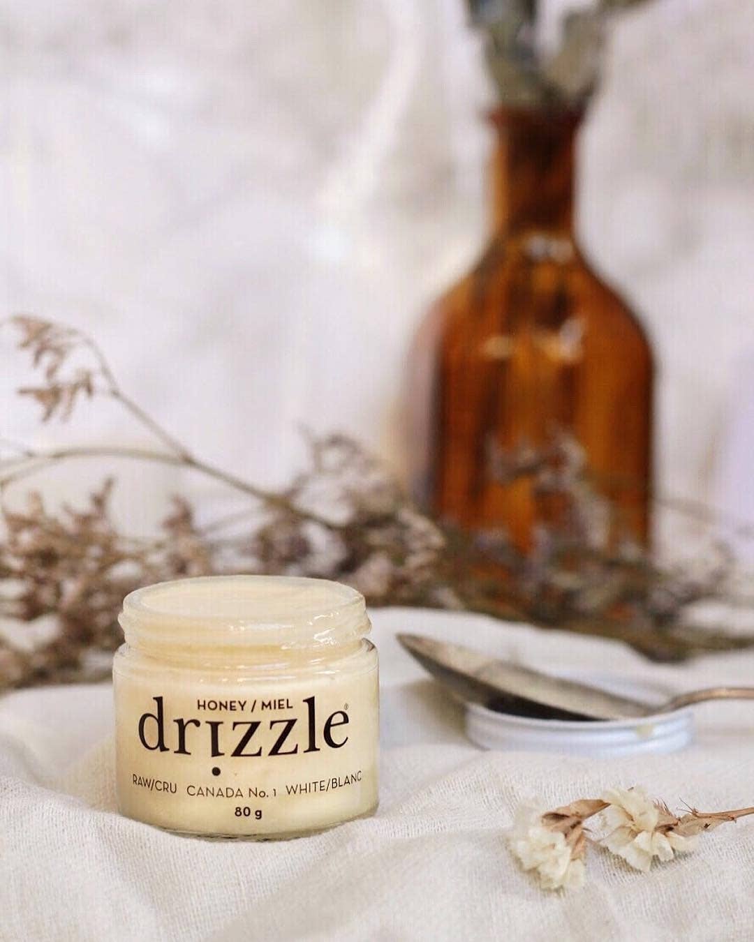 Drizzle Honey - Wholesale Honey - White Raw Honey (mini) – 80 g (2.8 oz)4