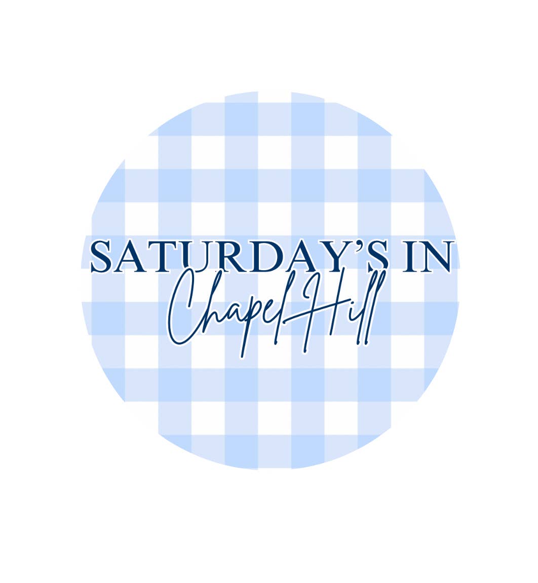 Ella Blue Boutique - Wholesale Lapel Pin/Button - UNC - Saturdays in Chapel Hill