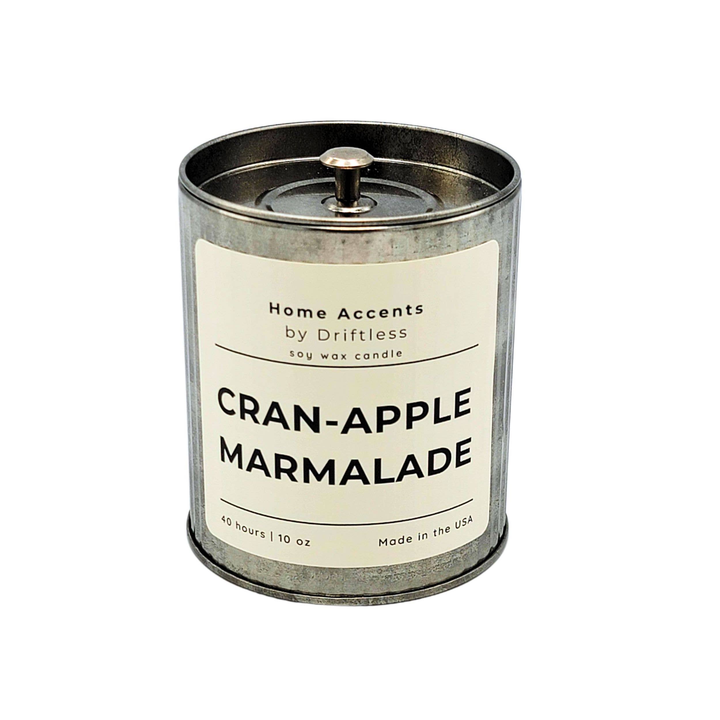 Home Accents By Driftless - Wholesale Jar/Filled Candle - Cran-Apple Marmalade Halloween Soy Wax Candles - Fall Decor