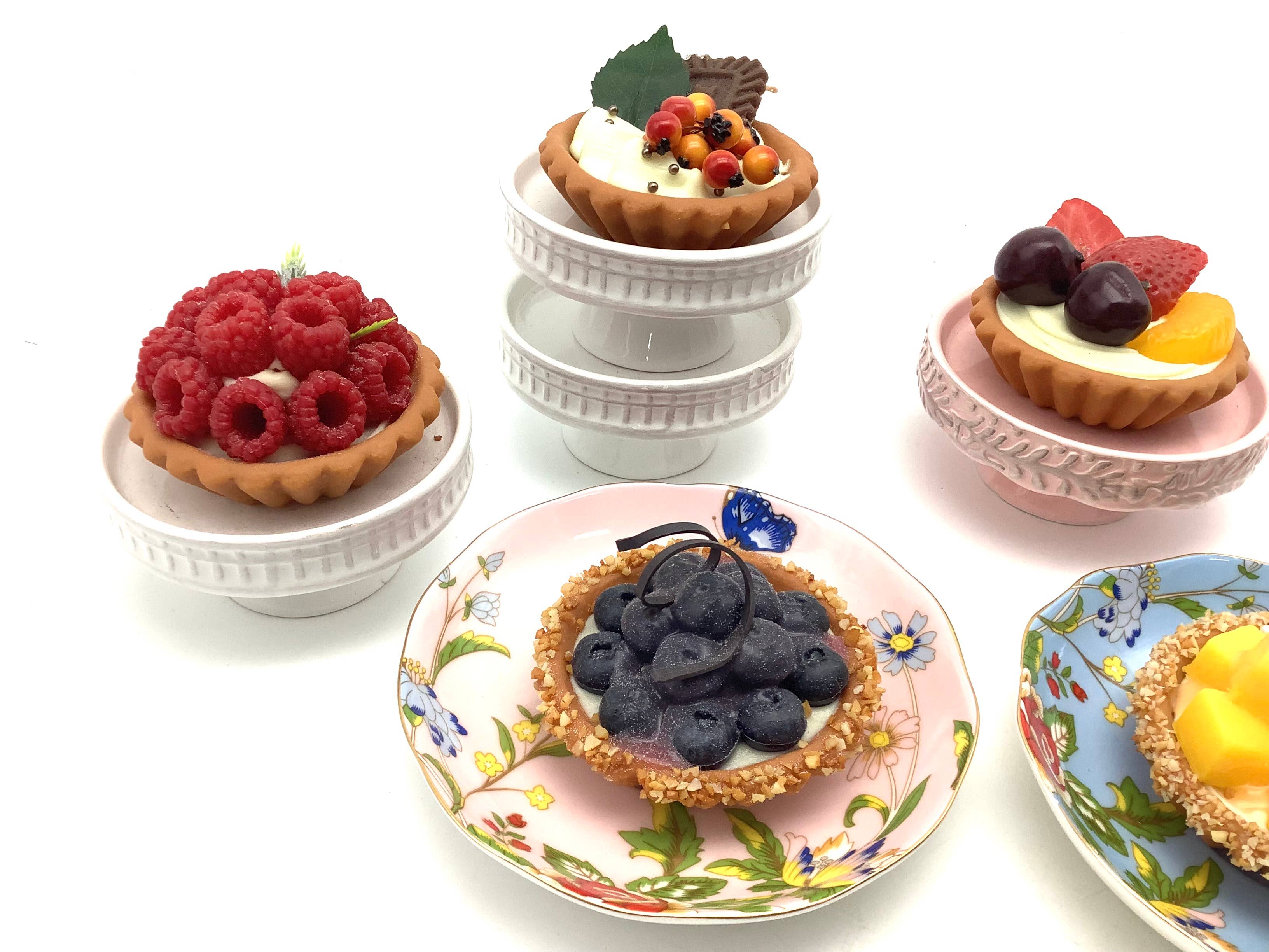 All Little Cute Things - Wholesale Decorative Tabletop Object - Tea Room Bakery Decor Display Photo Props Faux Tart Pies5