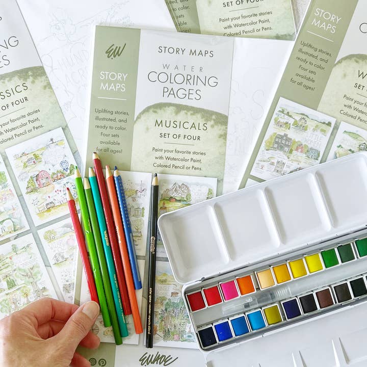 Elizabeth Wade Studio - Wholesale Coloring Book - Adult - Coloring Pages: Women