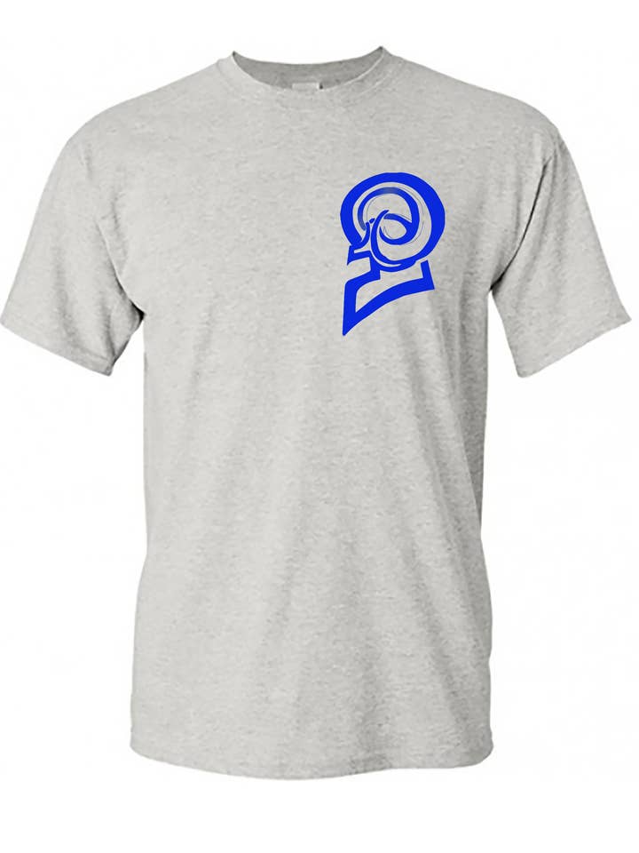 Stor Virvel Ficka Blå Grå T för wholesale av Gods of Gridiron War