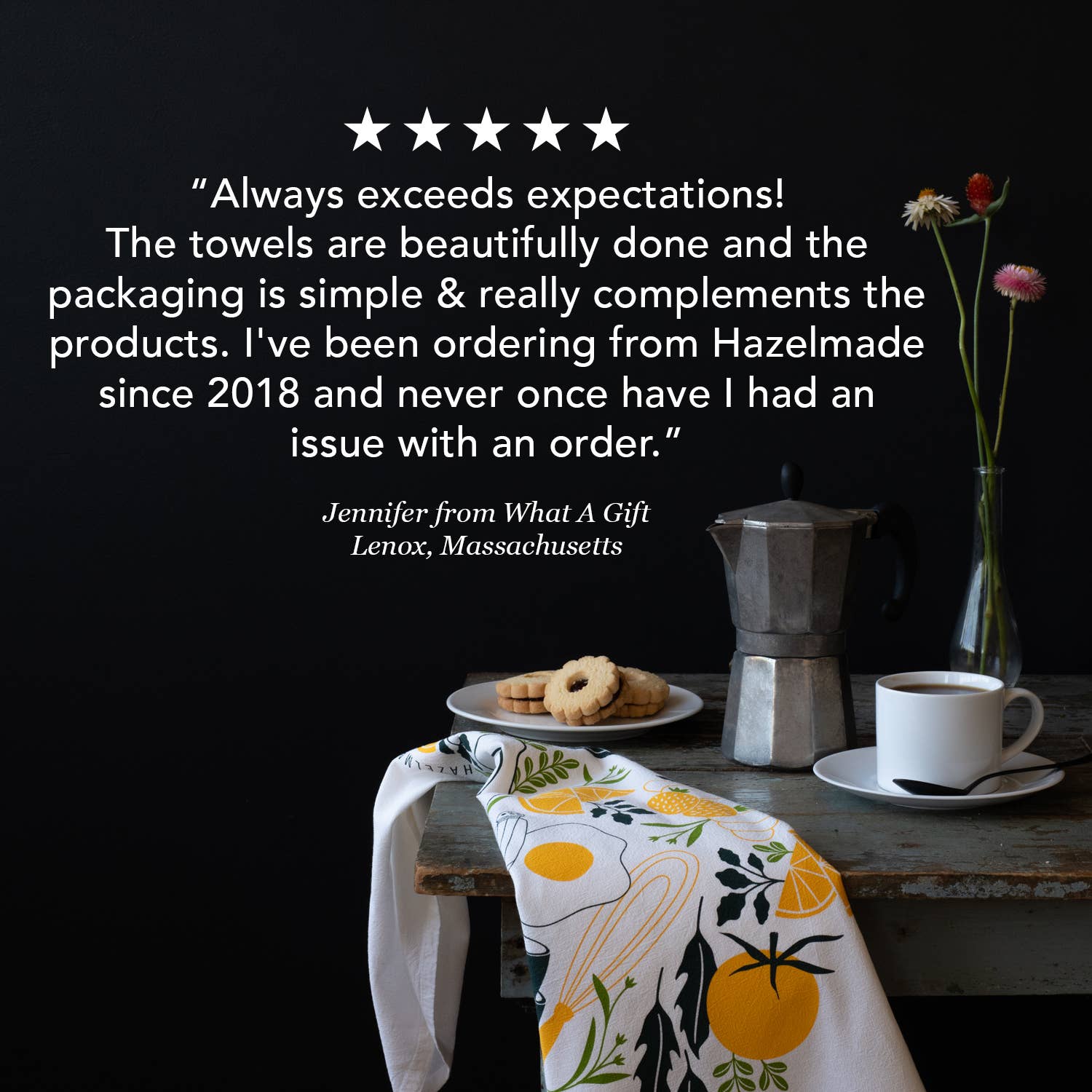 HAZELMADE® Tea Towels + Gifts - Vendita all'ingrosso Strofinacci - Strofinaccio al Limone | Decorazione da Cucina4