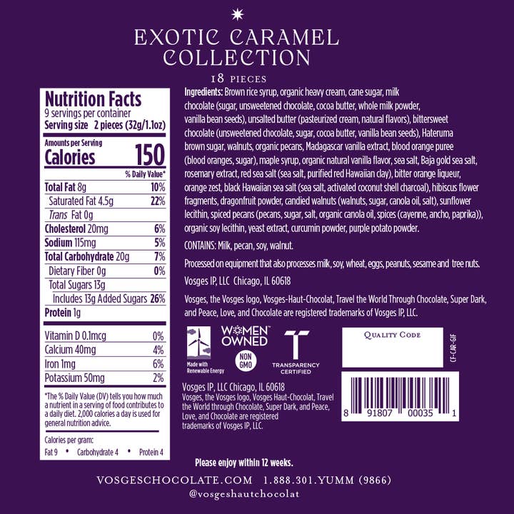 Vosges Haut-Chocolat - Wholesale Caramel - Exotic Caramel Collection3