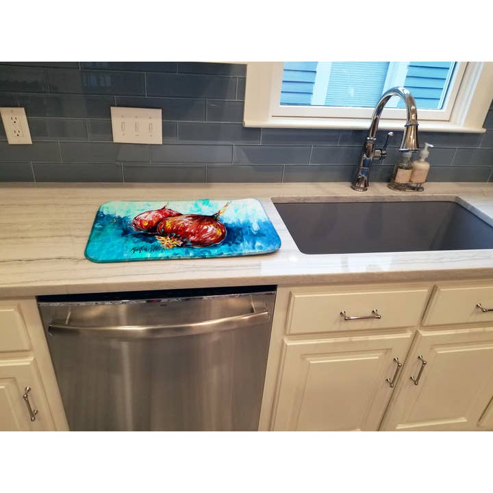 Caroline's Treasures – wholesale Dish-drying mat/rack – Onion Funions Dish Drying Mat MW2067
